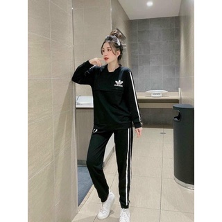 BỘ ADIDAS NỈ DA CÁ BẦU VÀ SAU SINH SIÊU ĐẸP