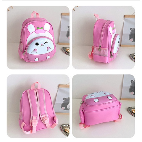 Ba lô trẻ em mẫu giáo dễ thương họa tiết hoạt hình nhiều lớp có sức chứa lớn