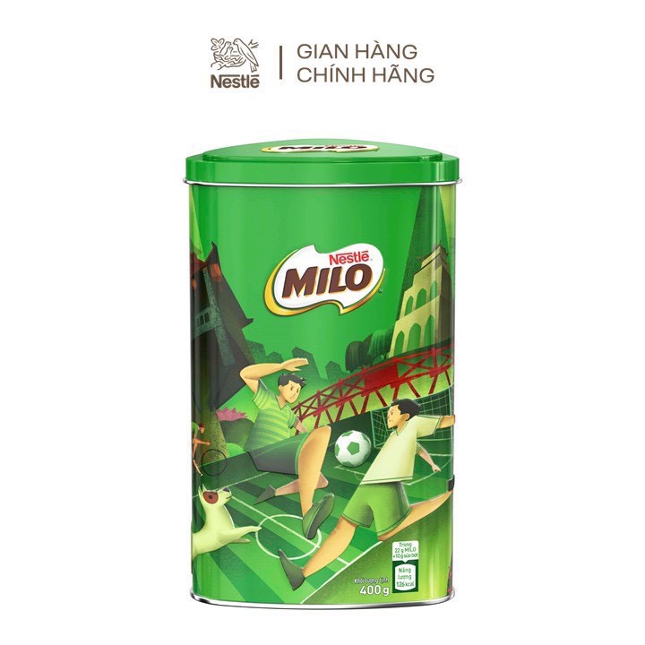 Thức uống lúa mạch Nestlé MILO Sữa 3 trong 1 (440g) - Phiên bản Hộp thiếc