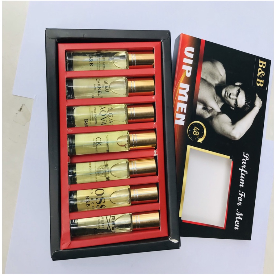 Tinh dầu nước hoa mini Pháp B&B 12ml dành cho NAM (không cồn)