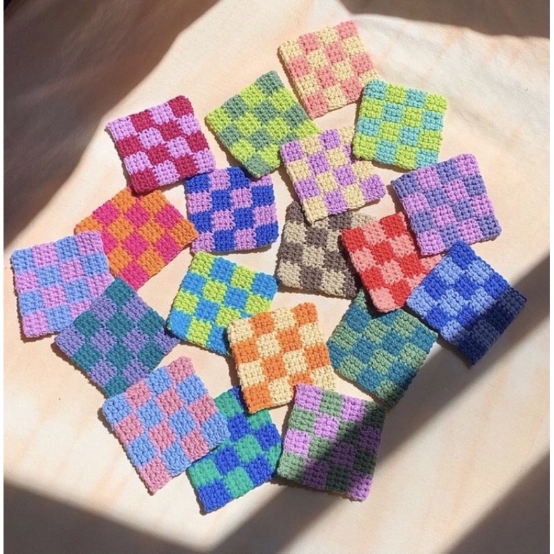 Túi ô vuông big size handmade ⚡️FREESHIP☘️