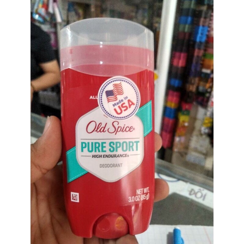 OLD SPICE. Sáp Khử Mùi Nam Old Spice Pure Sport 85g. USA Mỹ
