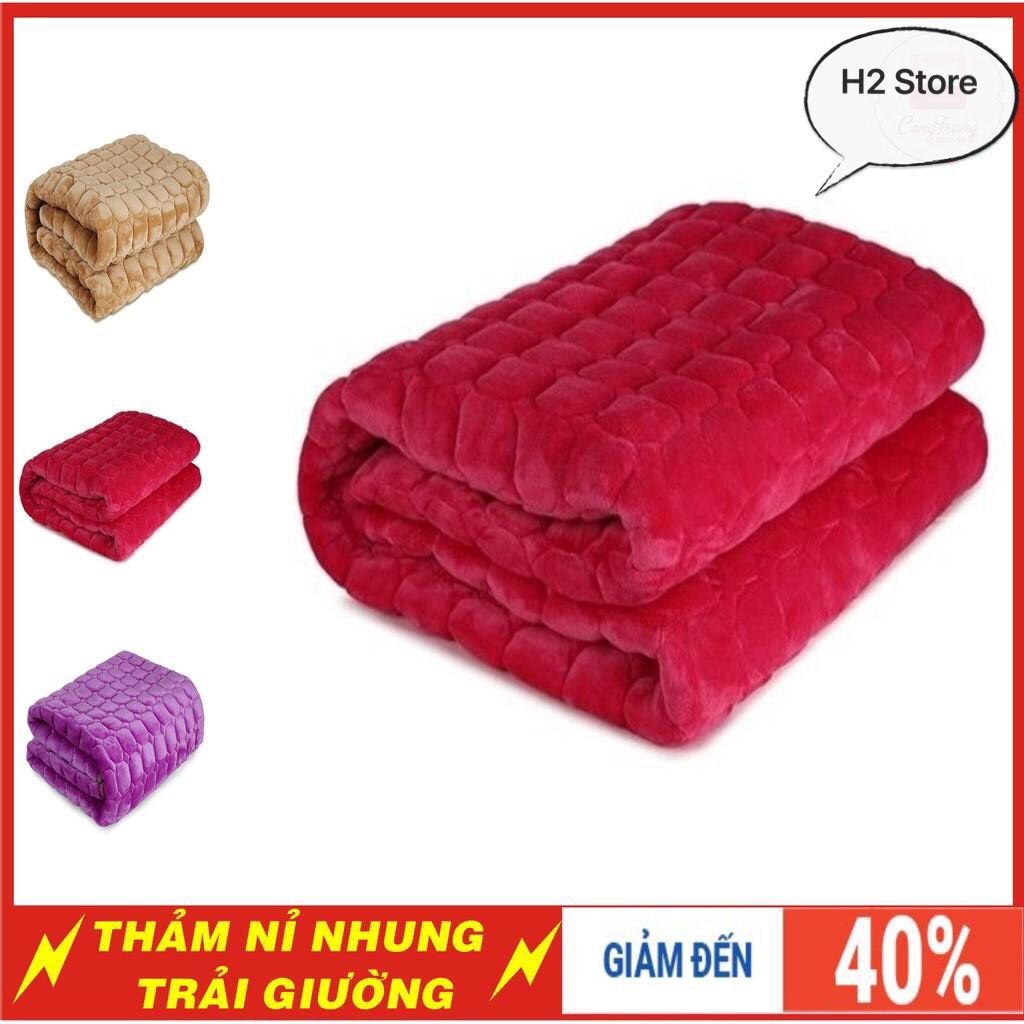 Thảm nhung trải giường cao cấp (Gạt sang trái xem mẫu)