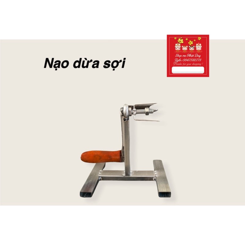 Máy nạo dừa sợi làm mứt