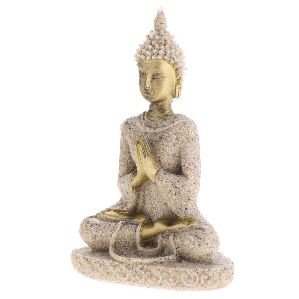 Mô hình tượng Đức Phật 8.5*6.5*3cm bằng đá dùng để trang trí nội thất