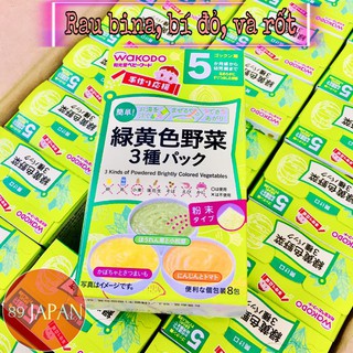 Bột ăn dặm Wakodo 5M+ Nhật Bản Date 8/2021