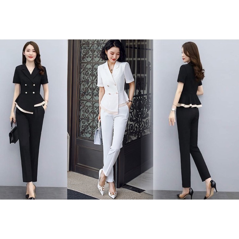 Bobeo151 - Bộ vest peplum siêu hack dáng bigsize