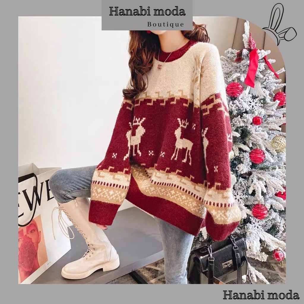 Áo Len Noel Bông Tuyết kèm ảnh thật