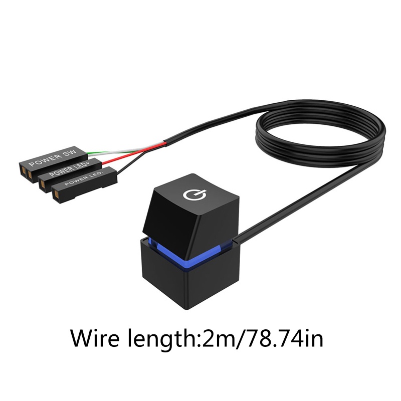 Nút Nguồn Đèn LED Nhiều Màu Sắc Dành Cho Bảng Mạch Chủ Máy Tính PC