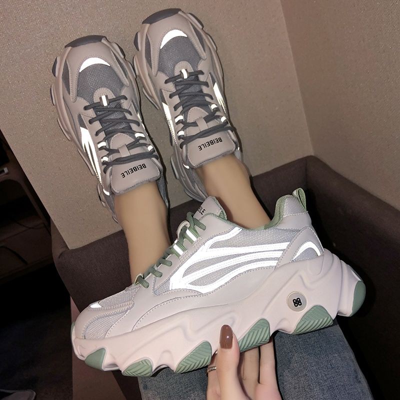 Giày thể thao nữ 2 màu cá tính hottrend mùa đông 2020