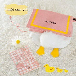 Túi đeo chéo cho bé gái hình con vịt