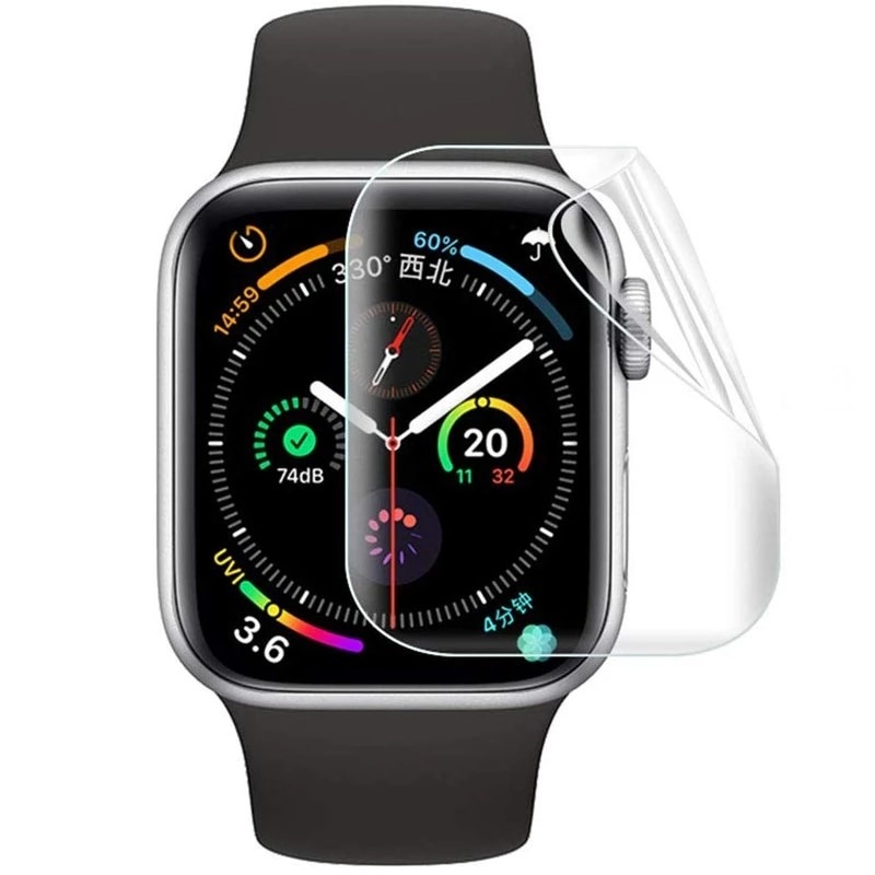Miếng Dán Bảo Vệ Màn Hình Trong Suốt Cho Apple Watch 6 SE 5 4 40mm 44 Series 3 2 1 38MM 42MM