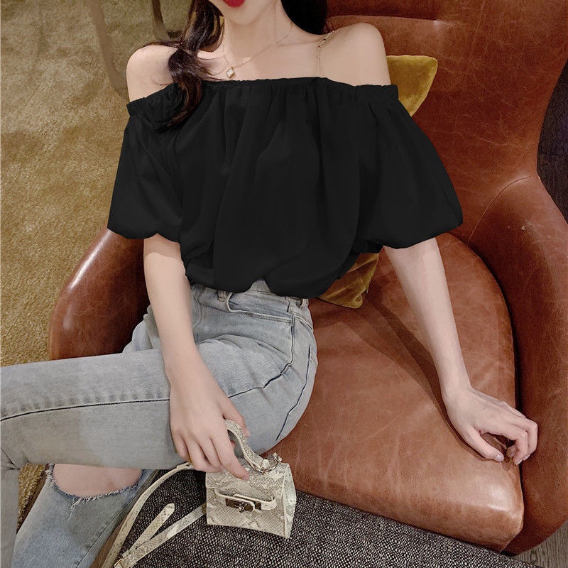 Áo Trễ Vai Tay Phồng Thời Trang Nữ