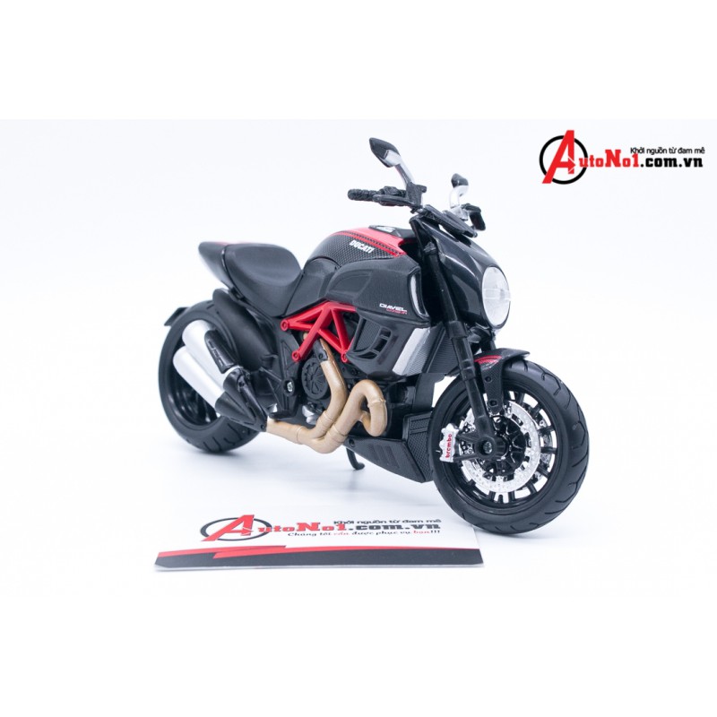 XE MÔ HÌNH ĐỒ CHƠI  DUCATI DIAVEL CARBON 1:12 4364