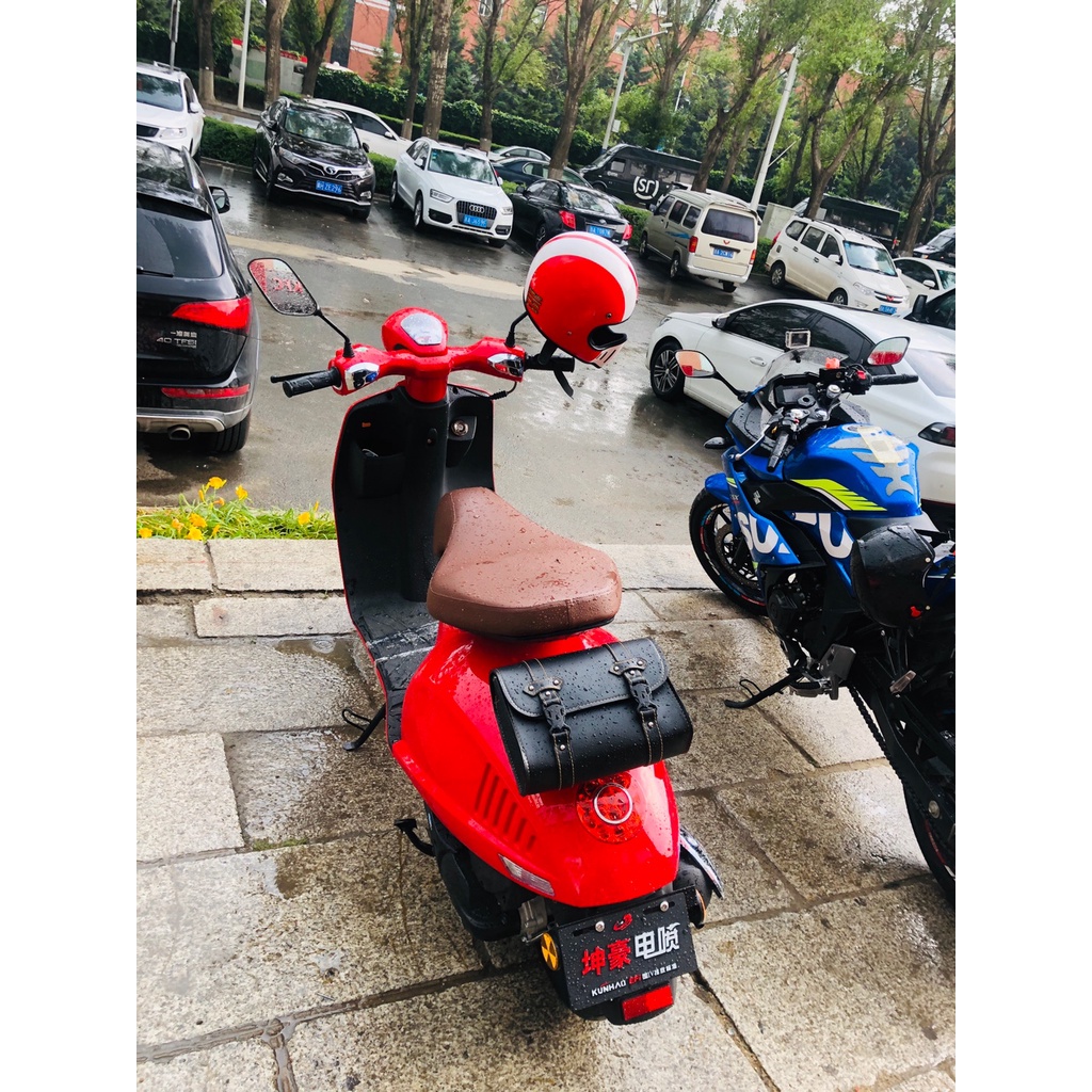 Túi Đựng Đồ Gắn Yên Xe Mô Tô vespa spring sprint 150 gts300 Chống Thấm Nước Phong Cách retro