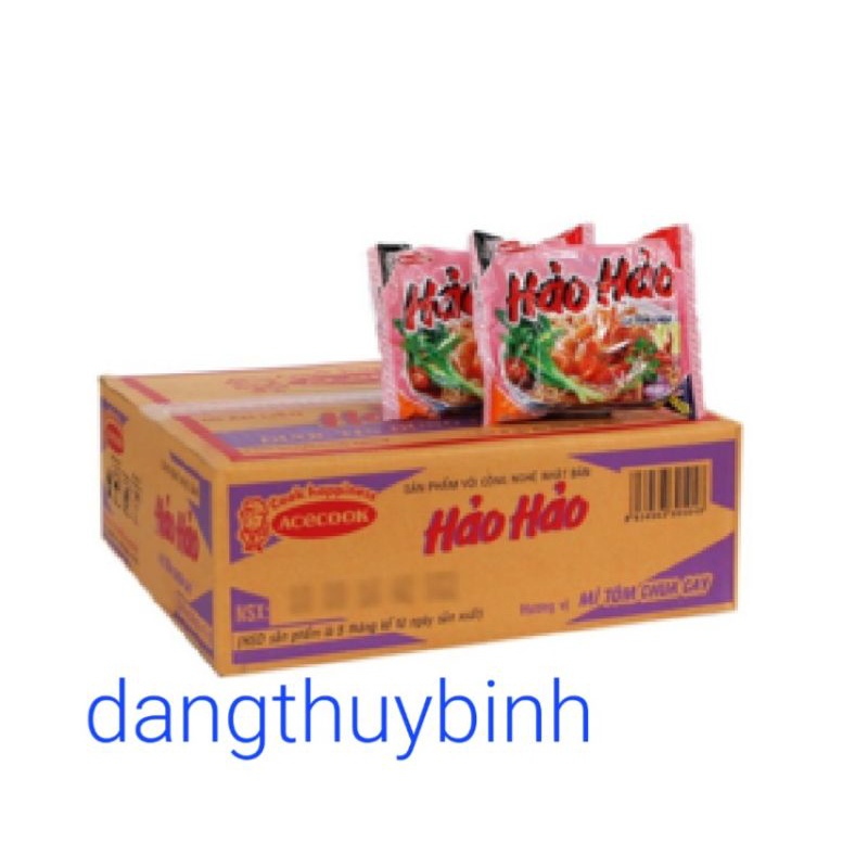 [ĐÓN SALE 7.7] Thùng mì Hảo Hảo Tôm chua cay