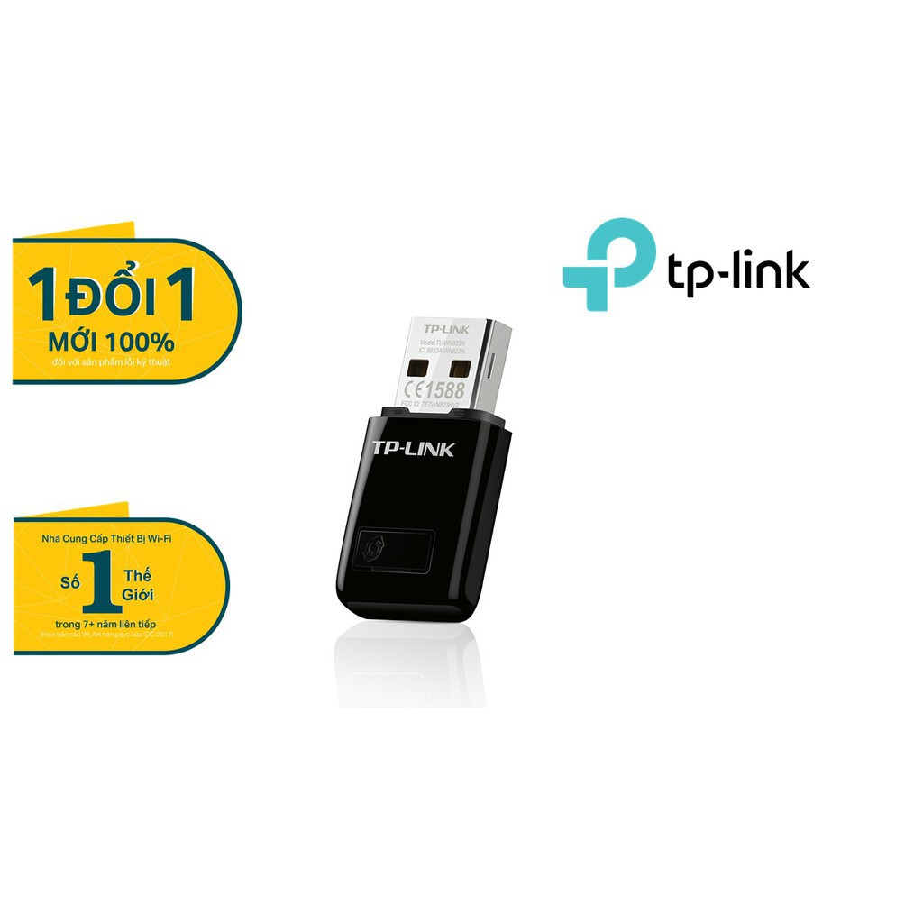 TP-Link USB wifi (USB thu wifi) Chuẩn N 300Mbps TL-WN823N - Hãng phân phối chính thức