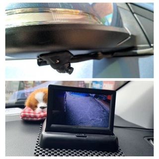 Camera căn lề xe ô tô không đấu điện. Camera cạp lề, camera lùi