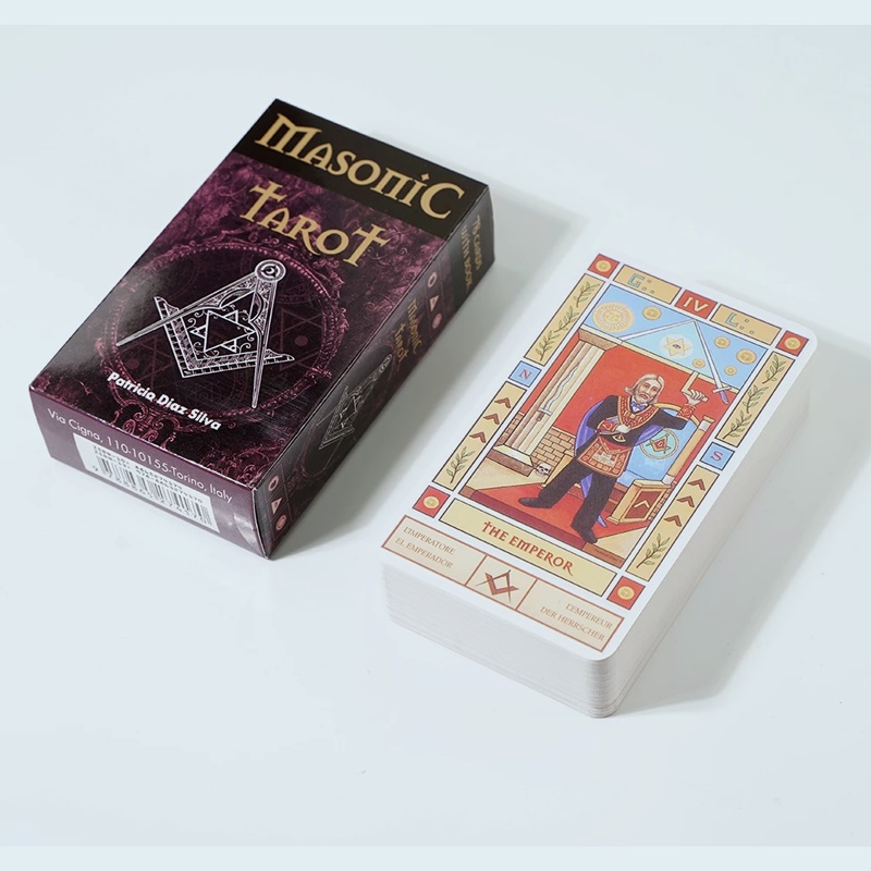 Masonic Tarot Card Game Thẻ Bài Tarot Thiết Kế Dễ Thương Chuyên Dùng
