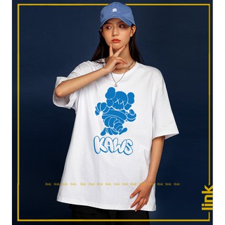 Áo thun nữ KAWS BÉO siêu đáng yêu tay lỡ form rộng ( Đen, Trắng )