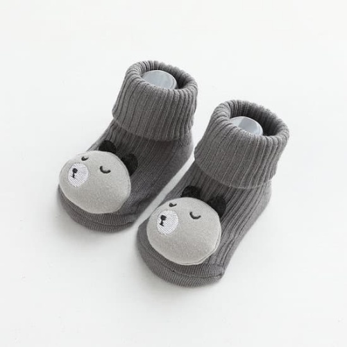 Sét vớ tất cao cổ coton hoạt hình dễ thương chống trơn trượt cho bé tập đi