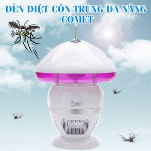 Đèn bắt muỗi đa năng comet CM038, nhựa cao cấp, chịu nhiệt, chống trầy xướt