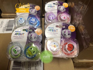 Núm ty Philips Avent SCF653/27 3-6M 3 lỗ Natural (2 chiếc)