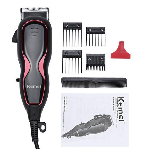 Tăng Đơ Cắt Tóc Chuyên Nghiệp Có Dây Kemei KM-1027  Máy Cắt Tóc Gia Đình Người Lớn Trẻ Em