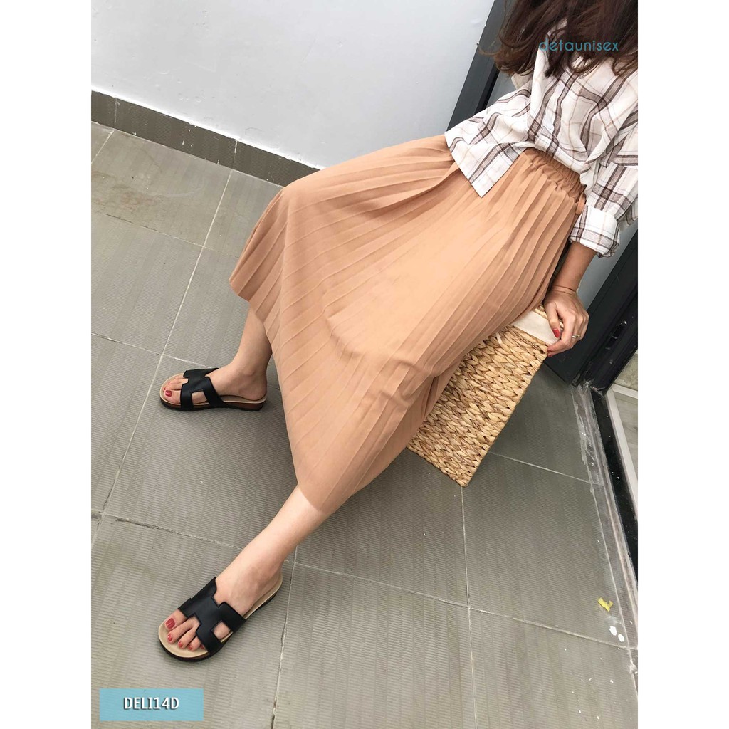 Dép nữ chữ H phong cách Lihsing Detaunisex - DELI14