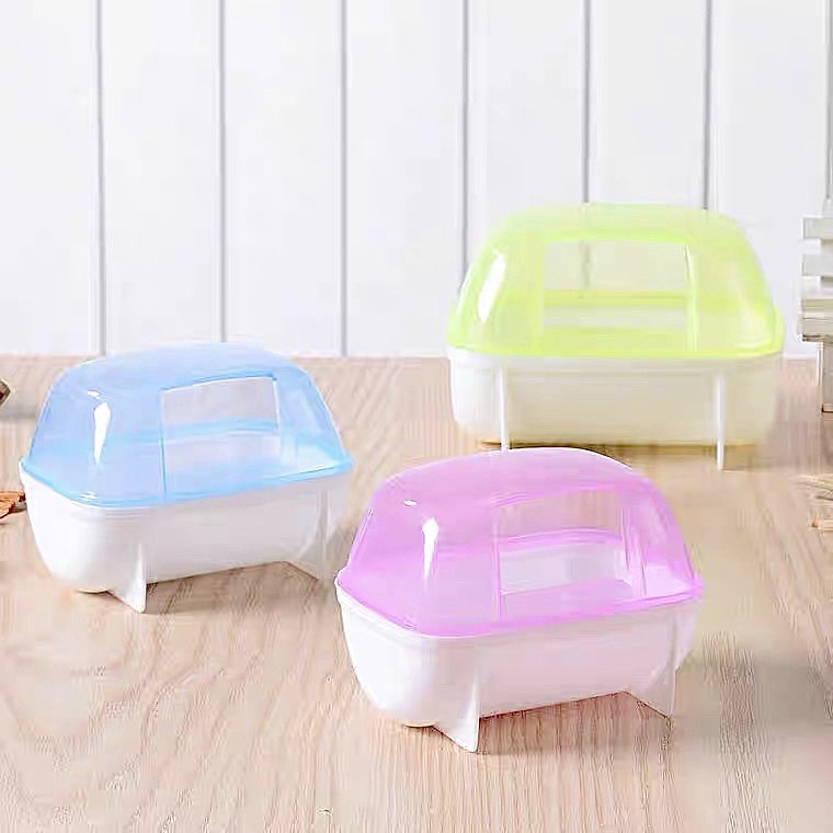 Nhà tắm cho hamster bằng nhựa siêu bền phù hợp cho tất cả dòng hamster