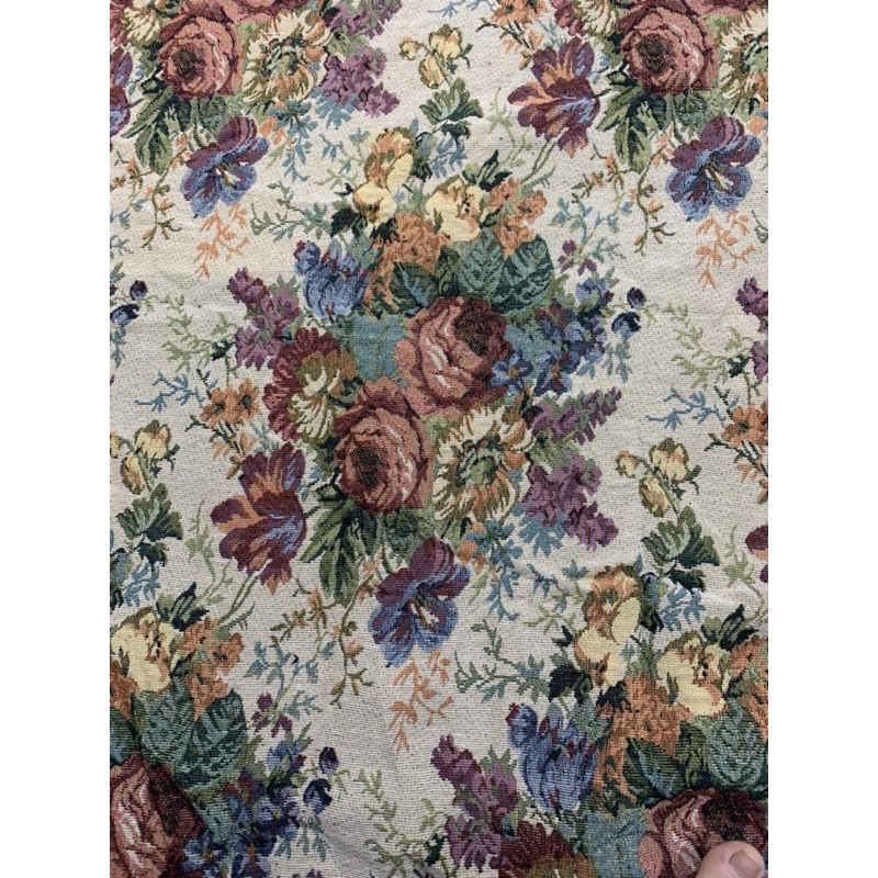 Vải bố hoa vải thô hoa 95k/m