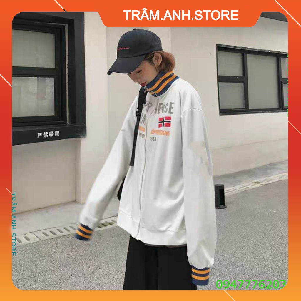 ÁO SWEATER TAY DÀI KHÓA KÉO SINCE 1953 - ÁO NỈ NGOẠI MẶC 2 KIỂU - (Sp sẵn) 👗 👑