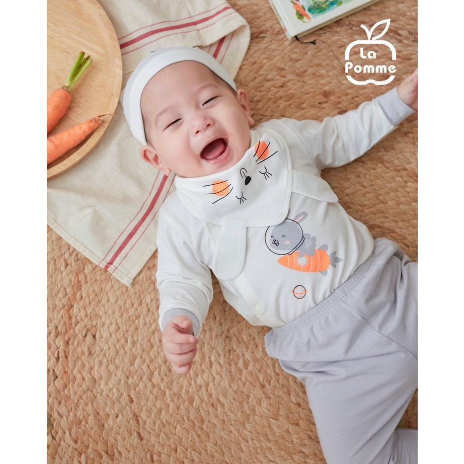 Bộ cài chéo, cài thẳng, body sơ sinh Lapomme Thỏ Bunny SLD059, SLS059, JL059