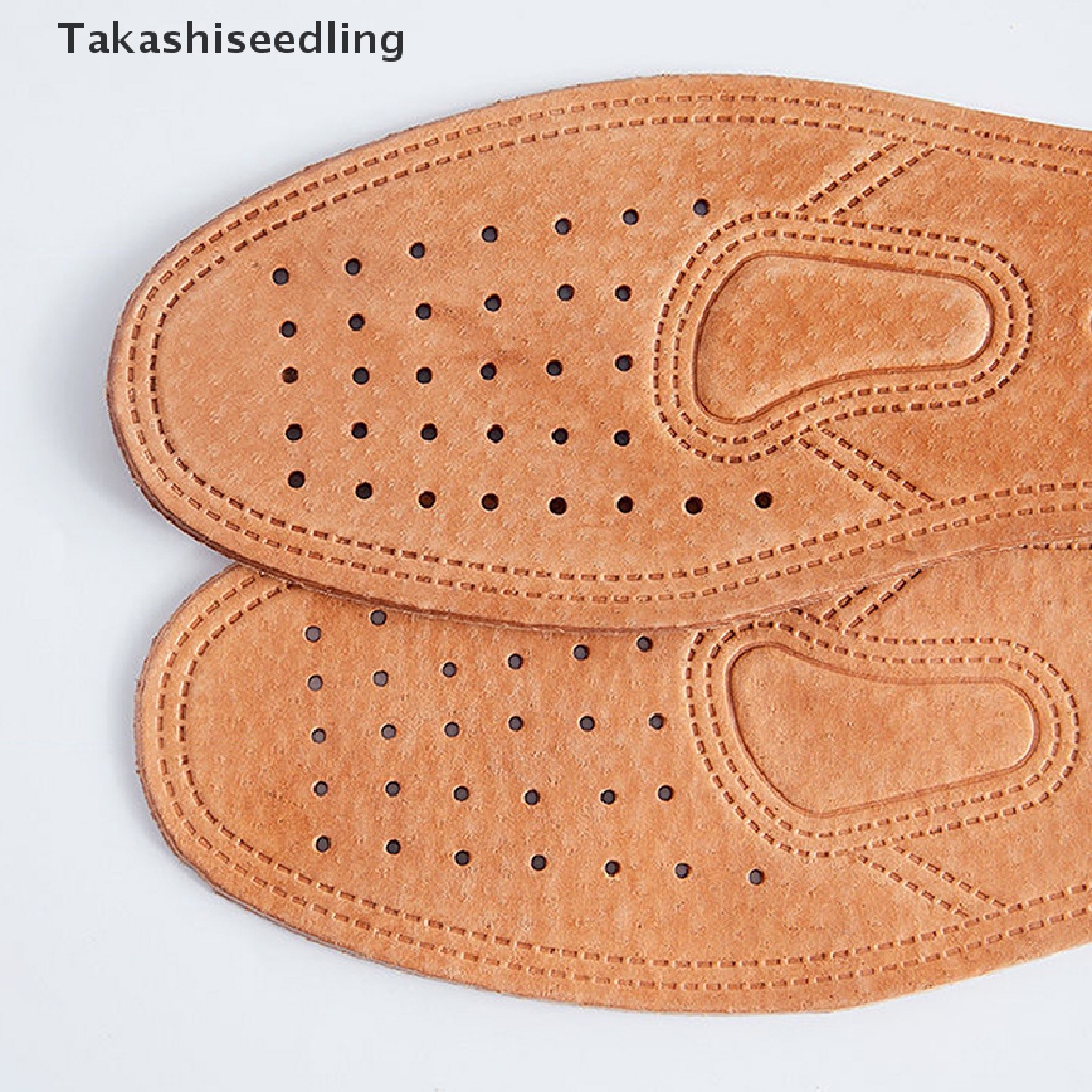 1 Cặp Đế Lót Giày Da Siêu Mỏng Thoáng Khí Thấm Hút Mồ Hôi Thay Thế