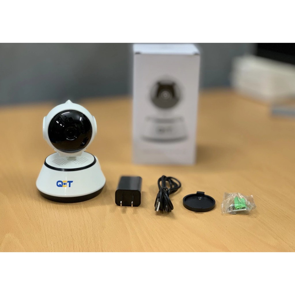 Camera giám sát ip QCT xoay 360 độ HD Basic/ BH 3 tháng | BigBuy360 - bigbuy360.vn