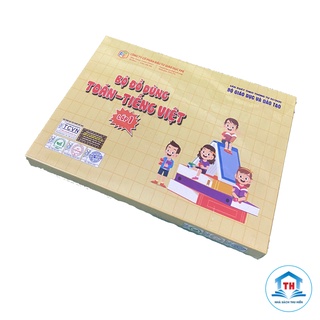 Bộ đồ dùng Toán - Tiếng việt lớp 1