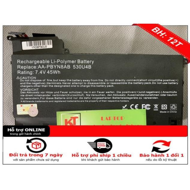 BH12TH  Pin laptop Samsung NP530U4B, 530U4C, 535U4C, AA-PBYN8AB
