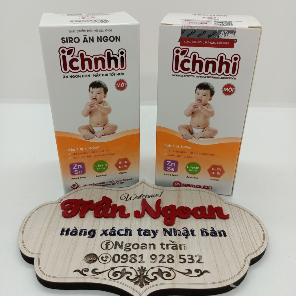 Siro ăn ngon Ích Nhi (Chai 100ml)