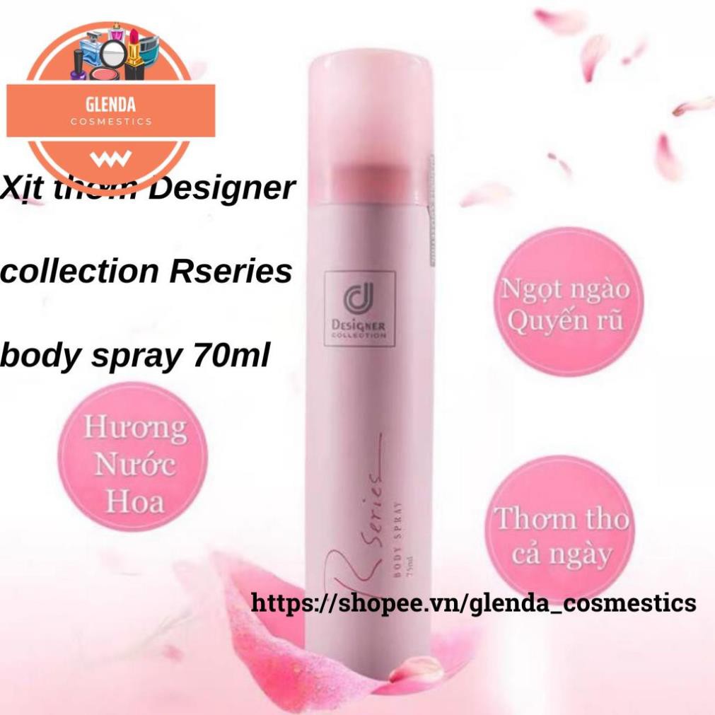 Xịt thơm Designer collection rseries body spray 70ml