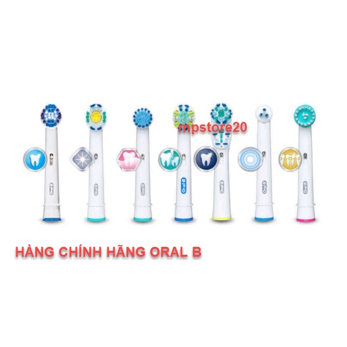 Đầu bàn chải đánh răng Oral B chính hãng các loại (1 đầu lẻ tách set)