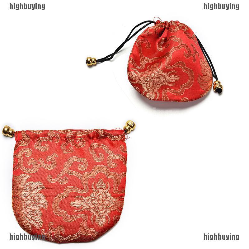 Túi Satin Thêu Đám Mây Truyền Thống Trung Hoa Đẹp Mắt