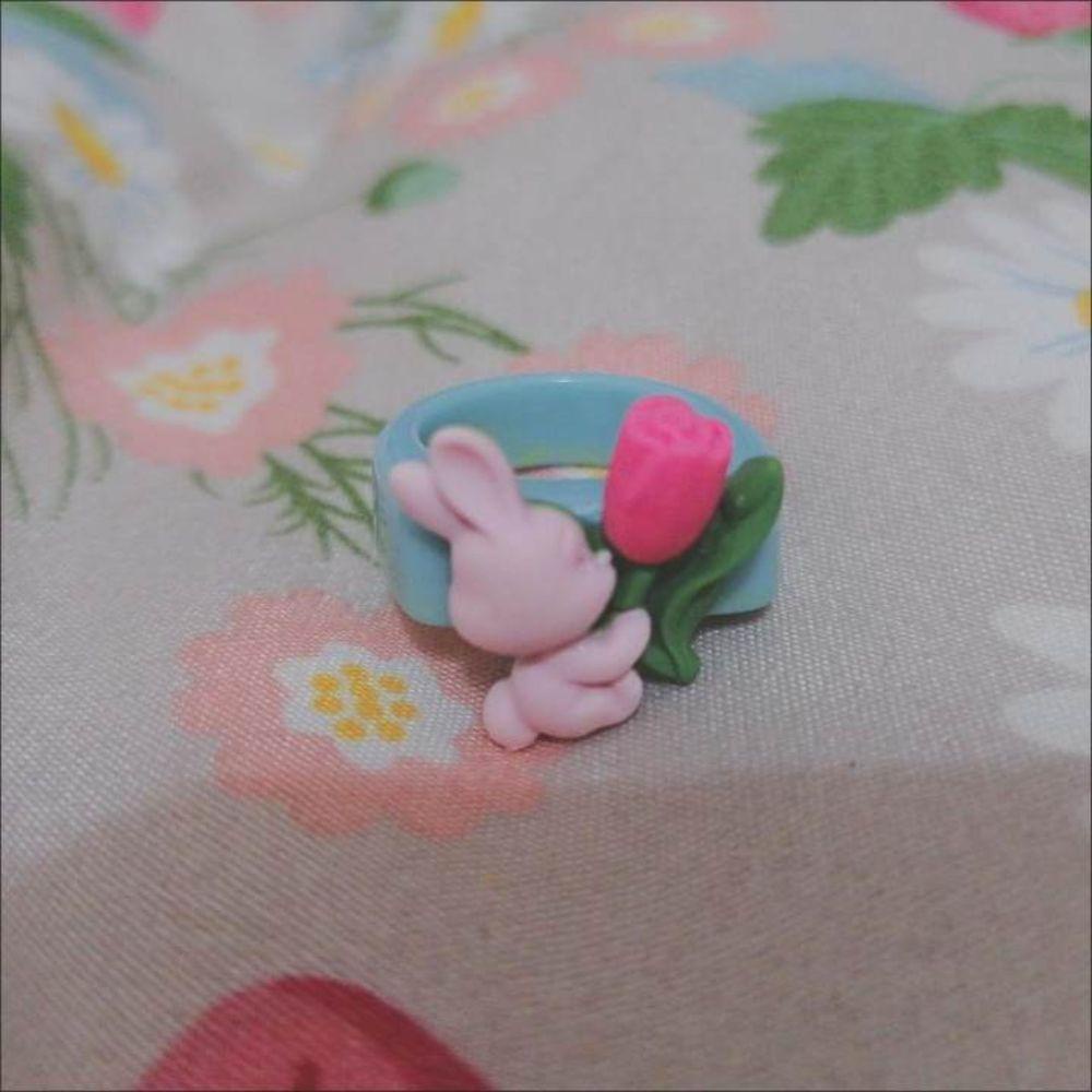 VANES1 Nhẫn Acrylic Chất Lượng Cao Dễ Phối Đồ Thời Trang Phong Cách Hàn Quốc Cho Nữ