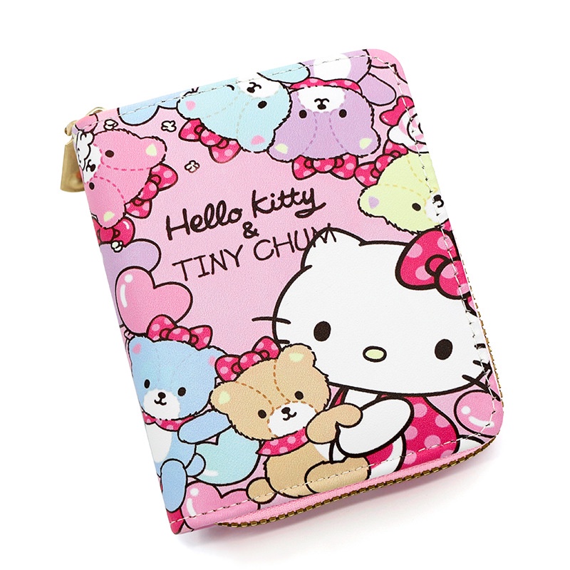 Ví Nhỏ Đựng Tiền Xu Hình Hello kitty Dễ Thương Có Khóa Kéo Cho Bé Gái BY2 YB2