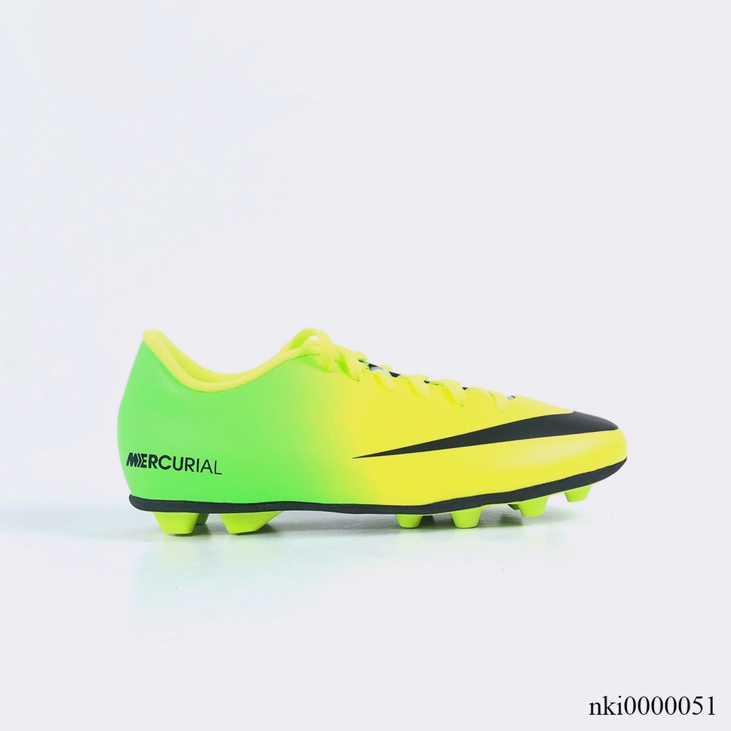 Giày Đá Bóng Sân Cỏ Tự Nhiên NIKE MERCURIAL VORTEX FG-R 573871-703, Giày Bóng Đá Nam Màu Xanh - HODU Sport