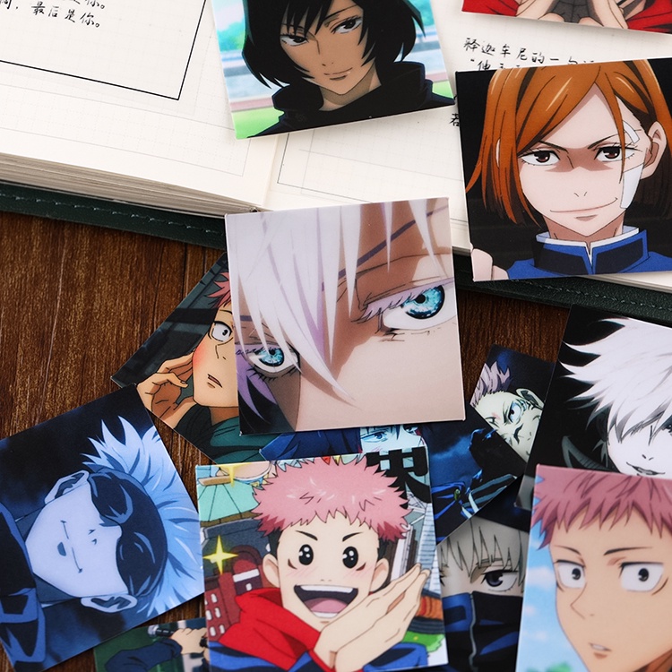 50Pcs/Set ❤ Jujutsu Kaisen . Head Portraits Mini Diary Manual Stickers ❤ DIY Fashion Scrapbooks Album Decor Decals Stickers（Size: 2~3cm）