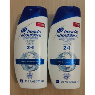 Dầu gội head 2in1 clasis 700ml.