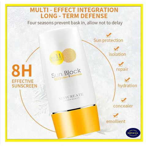 Kem Chống Nắng Sun Block 11SPF PA+++ Của Maycreate