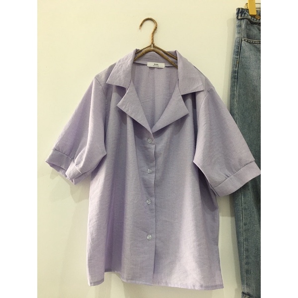 Áo Korea cổ vest màu paster mới xinh