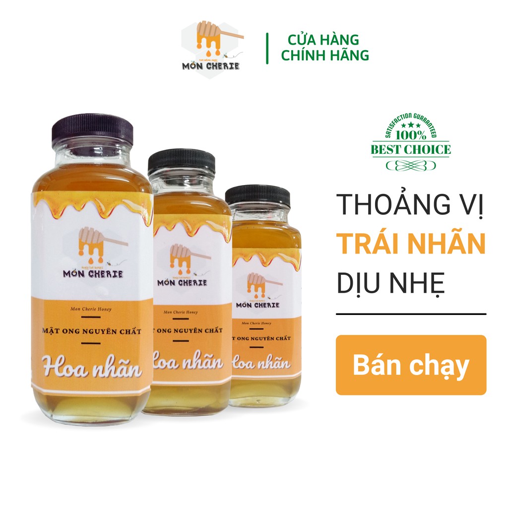 Mật Ong Nguyên Chất Mon Cherie Honey - Hoa Nhãn Loại Ngon Nhất