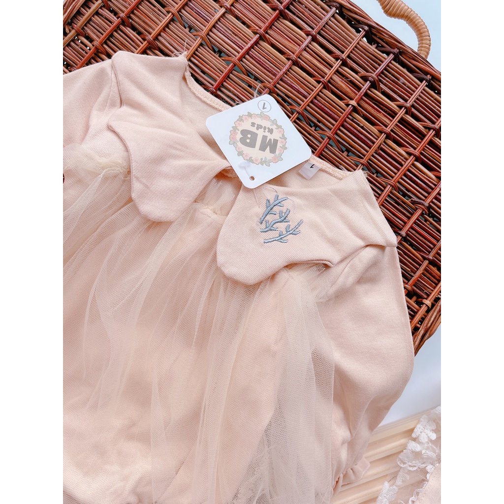 SALE BODY GIẢ VÁY KUTE CHO BÉ GÁI XINH XẮN SIZE  5-15KG(BDGV)